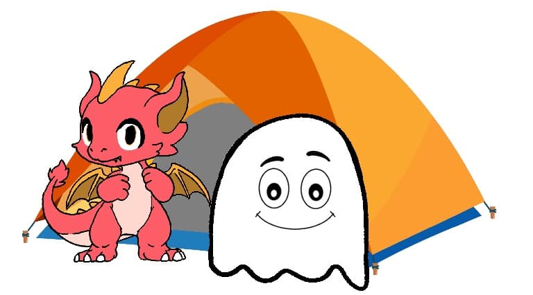 Gilbert and Poo Long Go Camping cover